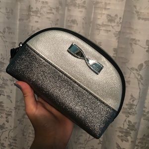 Silver Victoria’s Secret Cosmetics Bag 🖤